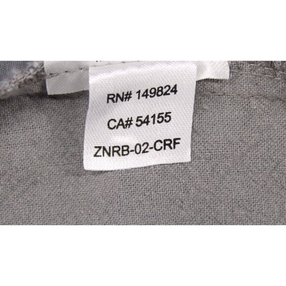 Zanerobe Men's Suitshot Pants Chino Drawstring Tapered Leg Grey 34X30 - Picture 9 of 11